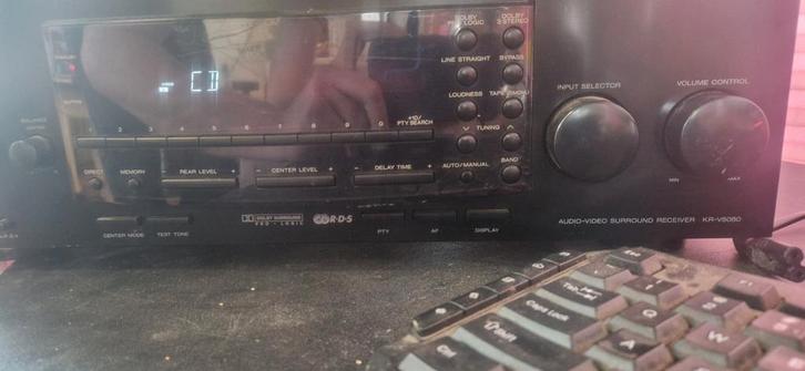 Kenwood KR-V5080 Versterker - Audio Video Receiver, Auto diversen, Autoradio's, Gebruikt, Ophalen of Verzenden