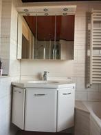 Te koop badkamer meubel wasbak/kastje kleur pergamon, Doe-het-zelf en Verbouw, Sanitair, Ophalen, Gebruikt, Wastafel
