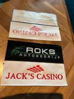 Embleem Roks autobedrijf Jack’s Casino, Hobby en Vrije tijd, Kledingapplicaties en Hotfix, Ophalen of Verzenden, Zo goed als nieuw