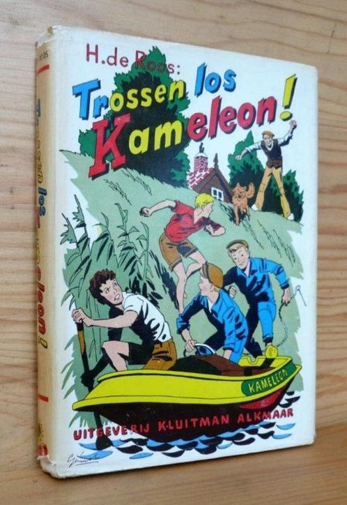 Trossen los kameleon (1959) . 7E druk. H. De roos + omslag., Boeken, Kinderboeken | Jeugd | 10 tot 12 jaar, Gelezen, Fictie, Ophalen of Verzenden