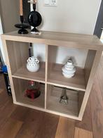 Kallax open kast, wit gelazuurd eikeneffect 77x77cm, Ophalen, Zo goed als nieuw