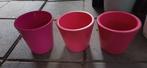 Binnen potten Fuchsia kleur, Tuin en Terras, Bloempotten, Ophalen, Gebruikt, Rond, Binnen