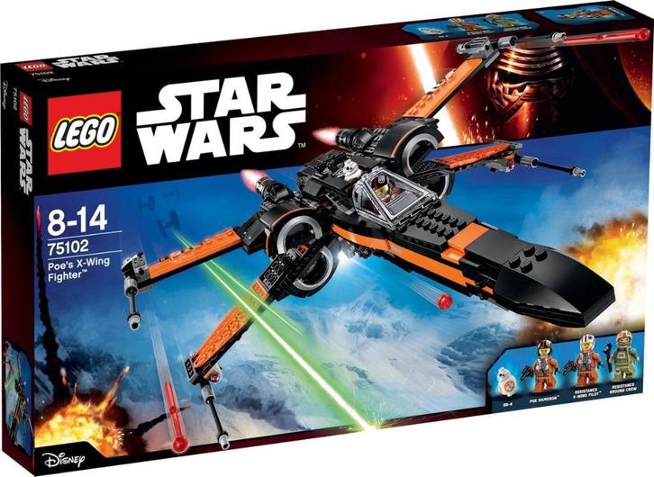 Lego star wars Poe's X-wing fighter 75102, Kinderen en Baby's, Speelgoed | Duplo en Lego, Zo goed als nieuw, Lego, Complete set