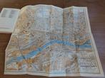 jaren 50 plattegrond Frankfurt in boekje gids Baedeker, 1953, Overige atlassen, Verzenden, Zo goed als nieuw, Duitsland