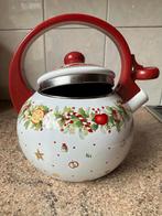 Villeroy & Boch kerst fluitketel., Ophalen of Verzenden, Zo goed als nieuw