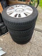 Winterbanden Opel Zafira/Astra 205/55/16 + wieldoppen, Ophalen, Gebruikt, 16 inch, Banden en Velgen