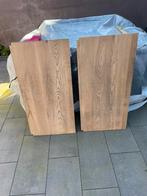 2 Eiken platen, Ophalen of Verzenden, Zo goed als nieuw, Hout, 20 tot 50 mm