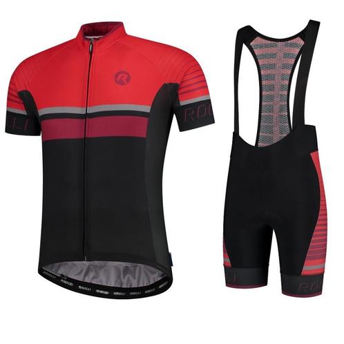 Fietskledingset Rogelli Hero zwart rood van 179,95 nu voor 8, Sport en Fitness, Wielrennen, Nieuw, Overige typen, Verzenden