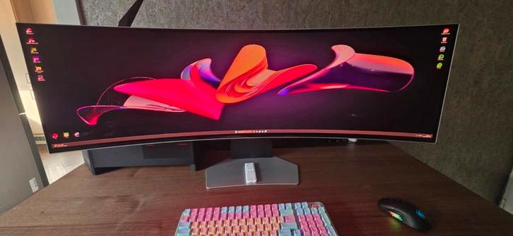 Samsung Odyssey G95SC 49" OLED Ultrawide, Computers en Software, Monitoren, Zo goed als nieuw, 201 Hz of meer, DisplayPort, HDMI