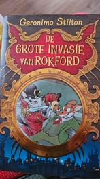 Geronimo Stilton - De grote invasie van Rokford, Boeken, Fictie algemeen, Geronimo Stilton, Ophalen of Verzenden, Zo goed als nieuw