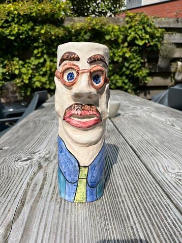 Art piece face gezicht vaas Vila del art angerlo beschikbaar voor biedingen