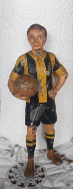 Antieke Tinnen Voetballer Vitesse? - Jaren 20 hoogte 20 cm., Ophalen of Verzenden