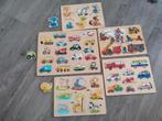 5 houten puzzels, Ophalen of Verzenden, Gebruikt