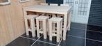 tuintafel bartafel bouwpakket steigerhout, Ophalen of Verzenden, Nieuw, Rechthoekig, Hout