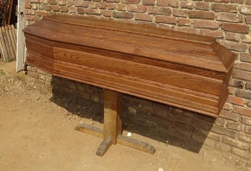 oude antieke eikenhouten doodskist, Antiek en Kunst, Curiosa en Brocante, Ophalen