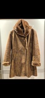 Dames winter jas warm maat nepbont suedine wasbaar bruin, Ophalen of Verzenden, Zo goed als nieuw, Maat 38/40 (M), Bruin
