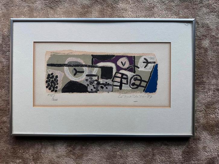 Zeefdruk Corneille uit 1987 April in Paris 155/200, Antiek en Kunst, Kunst | Etsen en Gravures, Ophalen of Verzenden