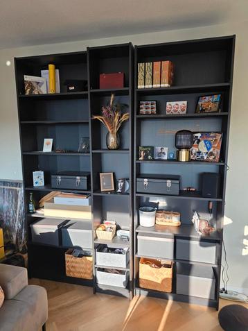 Billy Hoek Boekenkast 200  237  28 cm Hoekkast Zwart beschikbaar voor biedingen