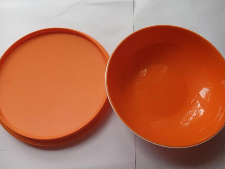 tupperware allegra oranje 750 ml, Huis en Inrichting, Keuken | Tupperware, Nieuw, Schaal, Wit, Oranje, Ophalen of Verzenden