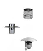 Trekkap Compleet RVS Maat 100 + Brandwerende Kit, Huis en Inrichting, Kachels, Ophalen of Verzenden, Nieuw