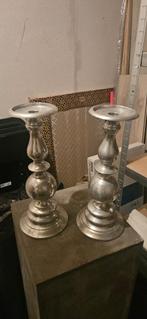 3 Verschillende Sets Kaarsenhouders, Ophalen, Gebruikt, Metaal, Kandelaar