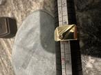 14 karaat gouden zegelring zo goed als nieuw maat: 18,9mm, Sieraden, Tassen en Uiterlijk, Ringen, Goud, Goud, Ophalen of Verzenden