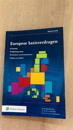 Europese basisverdragen - Universiteit Utrecht, Ophalen of Verzenden, Gamma, Gelezen, WO