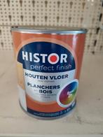 Histor Houten Vloer Zijdeglans 750ml Ral 9005, 7021 en 7016, Minder dan 5 liter, Ophalen of Verzenden, Nieuw, Lak
