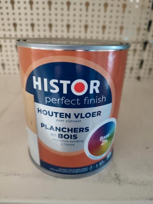Histor Houten Vloer Zijdeglans 750ml Ral 9005, 7021 en 7016, Doe-het-zelf en Verbouw, Verf, Beits en Lak, Nieuw, Lak, Minder dan 5 liter
