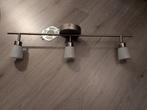 Moderne Plafondlamp met 3 Spots, Huis en Inrichting, Lampen | Spots, Ophalen, Metaal of Aluminium, Zo goed als nieuw, Modern