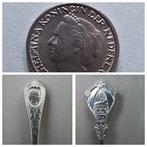 ■Beatrix, Alexander 2lepel 1x10cent 1948 koningin wilhelmina, Verzenden, Gebruikt, Nederland, Speld(je) of Lepel(tje)