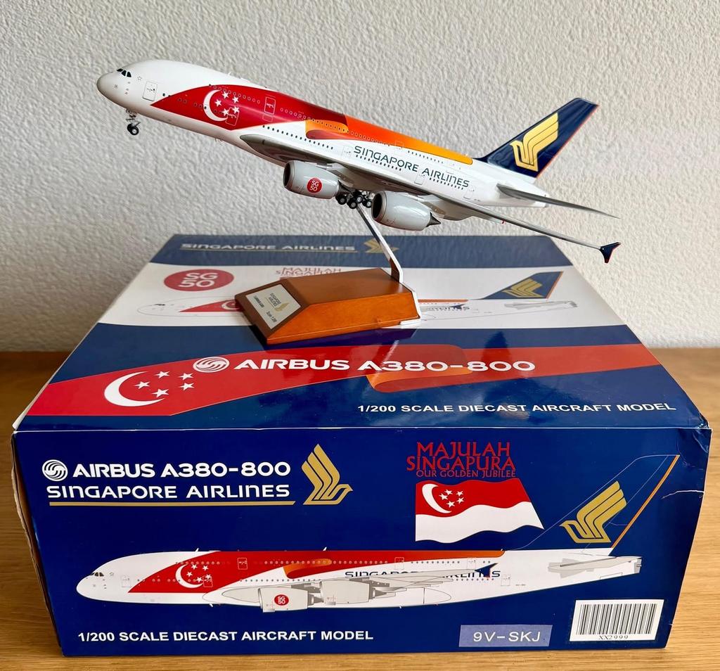 JC Wings A380-800 Singapore Airlines 1/200, Ophalen of Verzenden, Nieuw, Overige typen