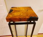 Prachtige beelden/vaas/ bloemen tafel met epoxy, Ophalen, Zo goed als nieuw, Nvt, Nvt