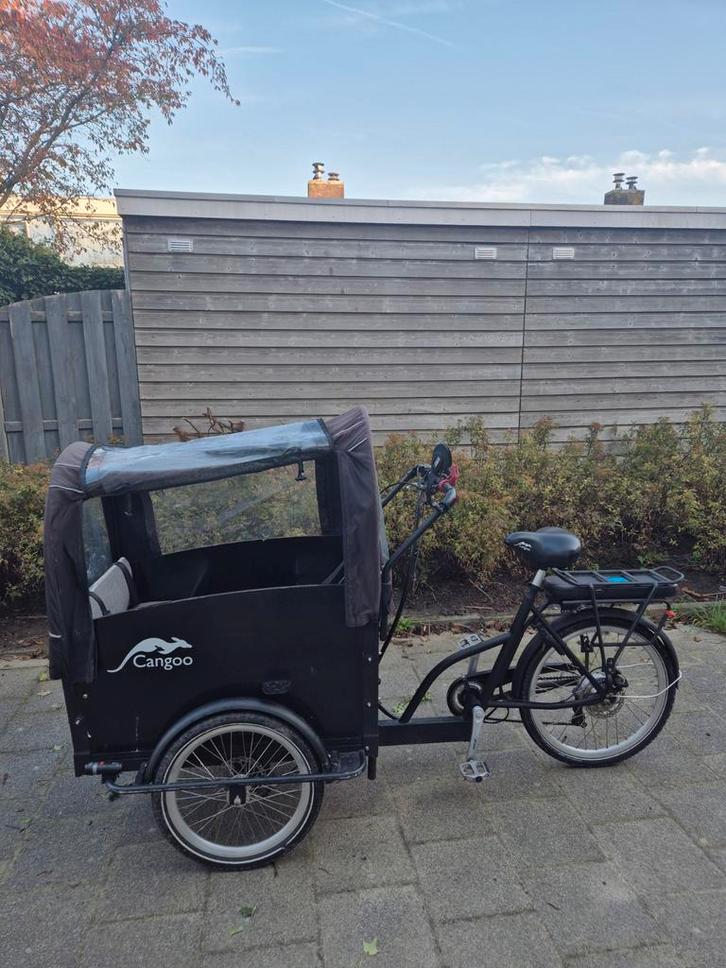 Cangoo Elektrische Bakfiets - Nieuwe Accu!, Fietsen en Brommers, Fietsen | Bakfietsen, Ophalen