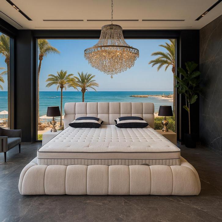 Boxspring/Baza met opbergruimte 180cm Direct/leverbaar E7101, Huis en Inrichting, Slaapkamer | Boxsprings, Nieuw, 180 cm, 200 cm