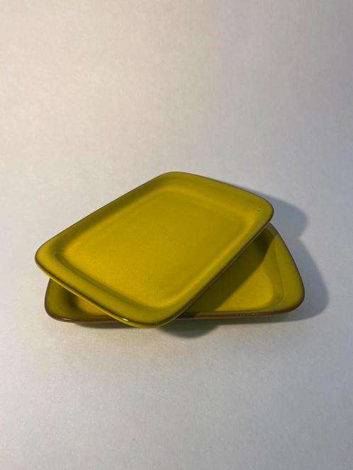 Vintage uitverkoop - Arzberg bordjes rechthoekig, Huis en Inrichting, Keuken | Servies, Zo goed als nieuw, Overige stijlen, Porselein
