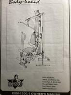 Krachtstation Body-Solid EXM-1500, Sport en Fitness, Fitnessapparatuur, Ophalen, Benen, Krachtstation, Zo goed als nieuw