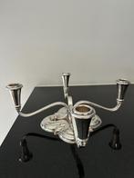 verzilverde kandelaar, Ophalen of Verzenden, Zilver