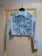 Katoenen bolero jasje met franje maat 40 nieuw, Kleding | Dames, Maat 38/40 (M), Blauw, Nieuw, Ophalen of Verzenden