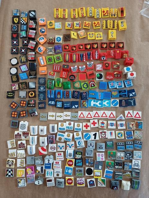 2x2 lego stenen met afbeeldingen, Kinderen en Baby's, Speelgoed | Duplo en Lego, Gebruikt, Lego, Losse stenen, Ophalen of Verzenden