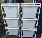 IKEA Algot kastjes met dichte bakken, Ophalen, Gebruikt
