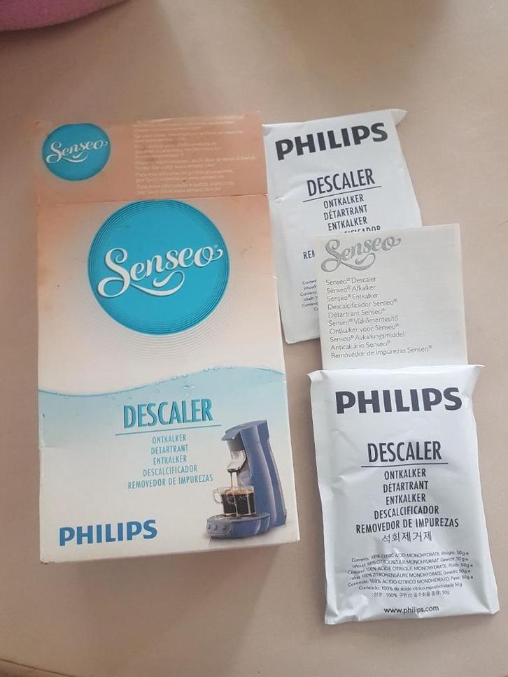 Senseo ontkalker 2 zakjes voor Senseo koffieapparaat., Witgoed en Apparatuur, Koffiemachine-accessoires, Zo goed als nieuw, Verzenden