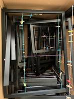 Partij Zwarte Fotolijsten, Ophalen, Gebruikt, Metaal of Aluminium, Minder dan 50 cm