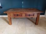 Salontafel Colombiaanse stijl met 2 lades, Huis en Inrichting, Ophalen, Gebruikt, 100 tot 150 cm, 50 tot 75 cm