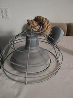 Hang lamp grijs metaal, Huis en Inrichting, Lampen | Hanglampen, Ophalen, Gebruikt, Metaal, Minder dan 50 cm