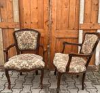 Stoelen antiek origineel Goblain stof SET PRIJS, Ophalen