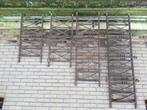 4 Zware stoere raamhekken, 168 - 136 - 103 en 95 cm lang, Ophalen