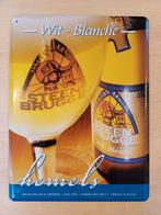 Steenbrugge Witbier Origineel Reclamebord Metaal, Ophalen, Nieuw, Reclamebord, Plaat of Schild, Bavaria