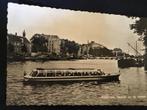 Oude ansichtkaart Amsterdam, rondvaartboot op de Amstel, Ophalen of Verzenden, 1960 tot 1980, Gelopen, Noord-Holland