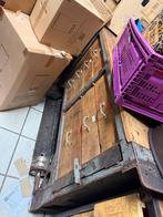 Houten toonbank, Ophalen